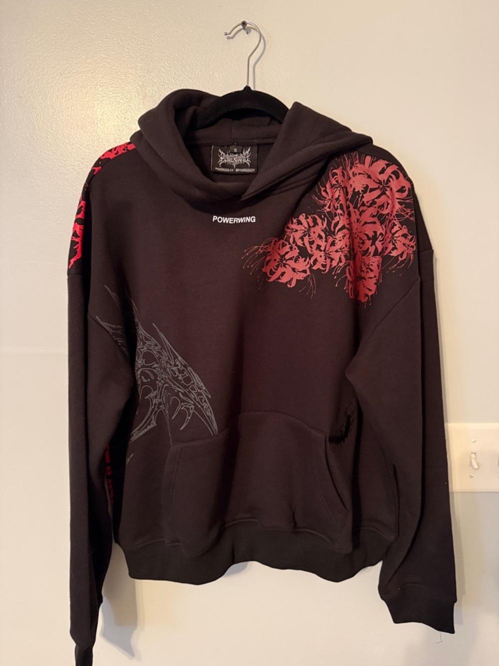 Powerwing Ghoul Black Crewneck Hoodie